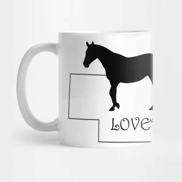 Nebraska Horse Lover Gift by Prairie Ridge Designs